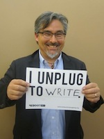 I unplug to write